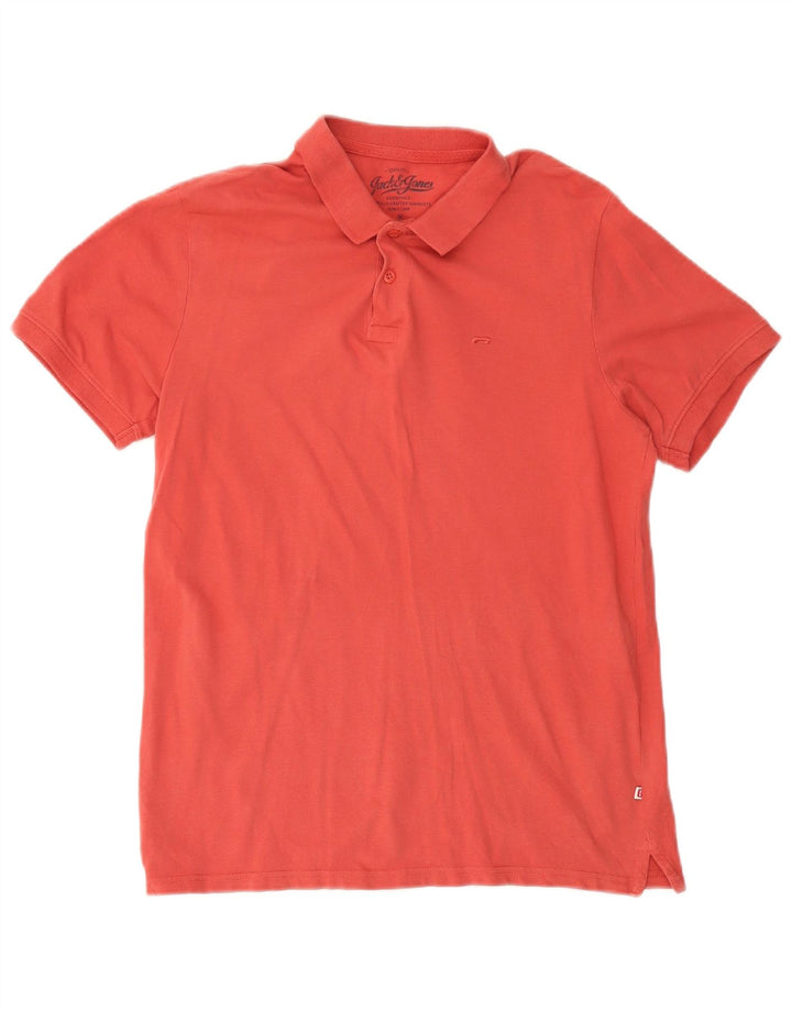 JACK & JONES Polo Homme Rose Moyen Coton