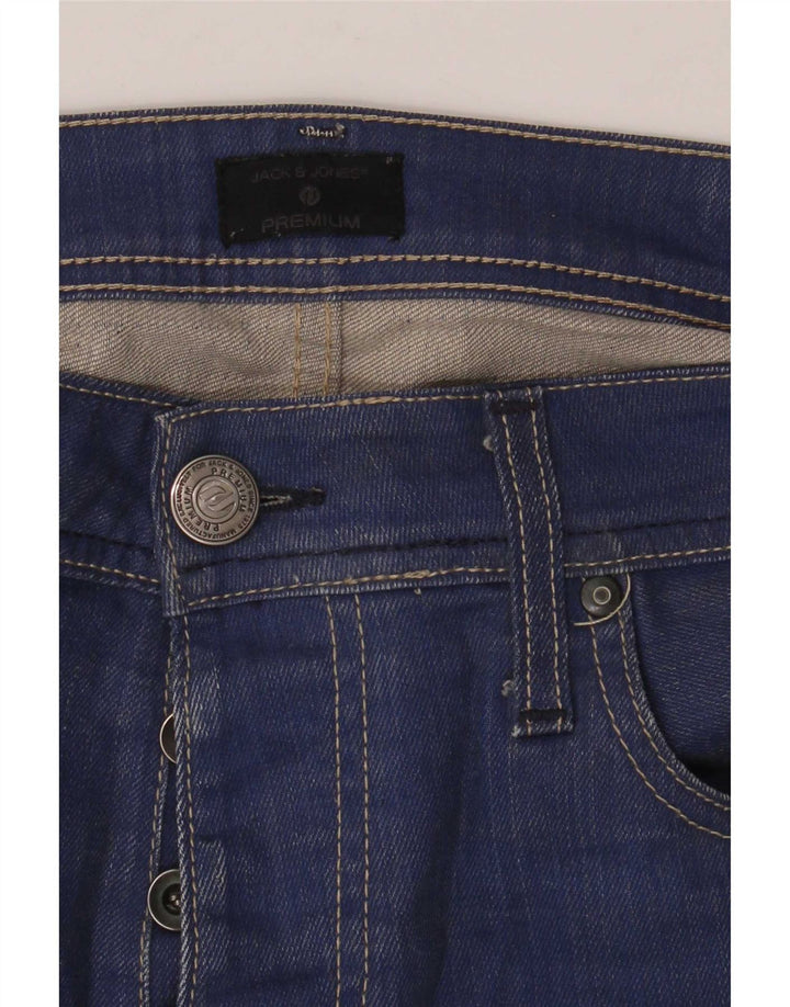 Jack & Jones Jean Droit W34 L32 Homme Bleu