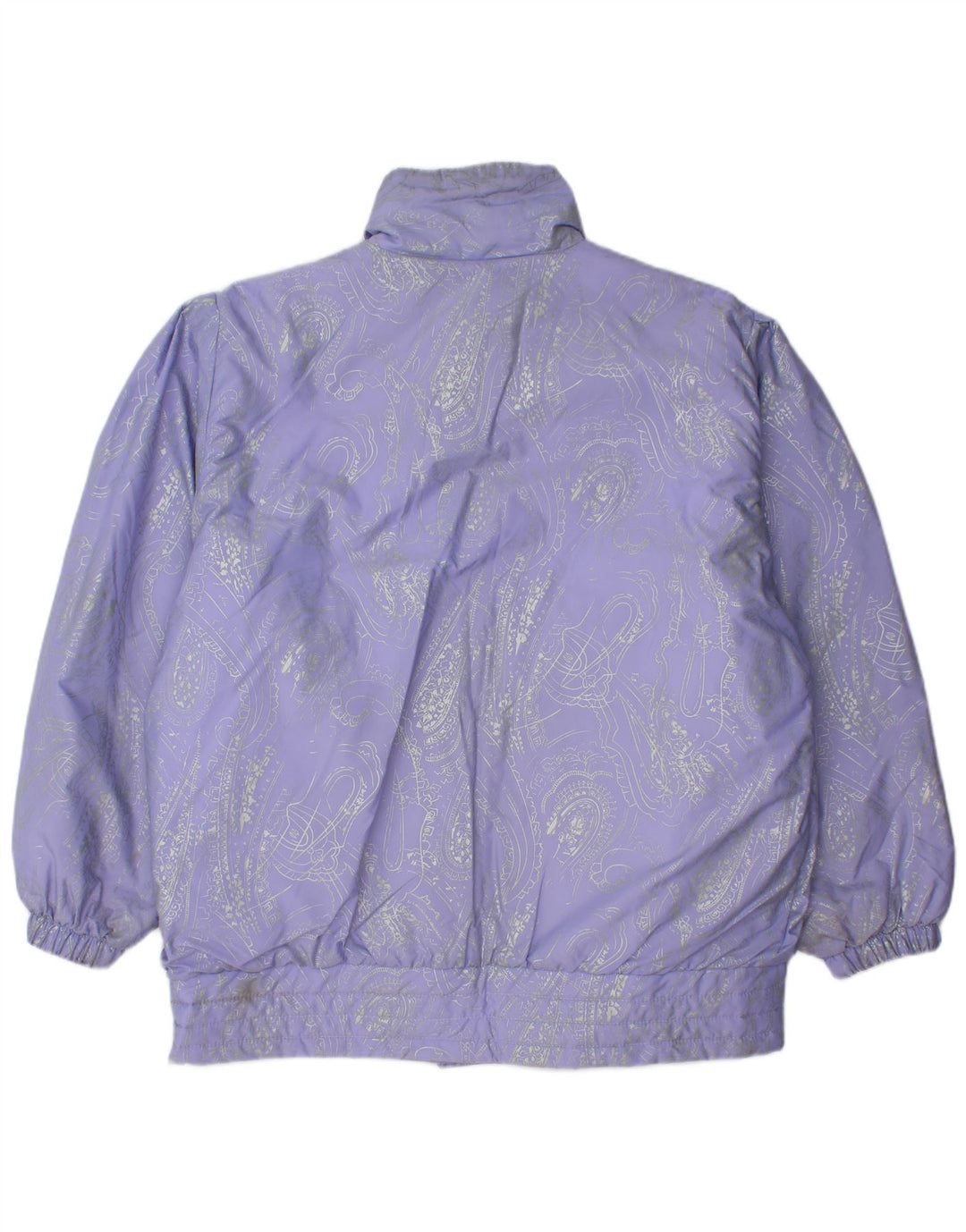 Brugi Veste de ski surdimensionnée pour femme Taille 48 Violet Paisley Polyamide