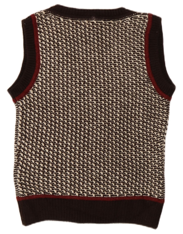 Massimo Dutti Débardeur pour femme UK 6 XS Acrylique moucheté marron