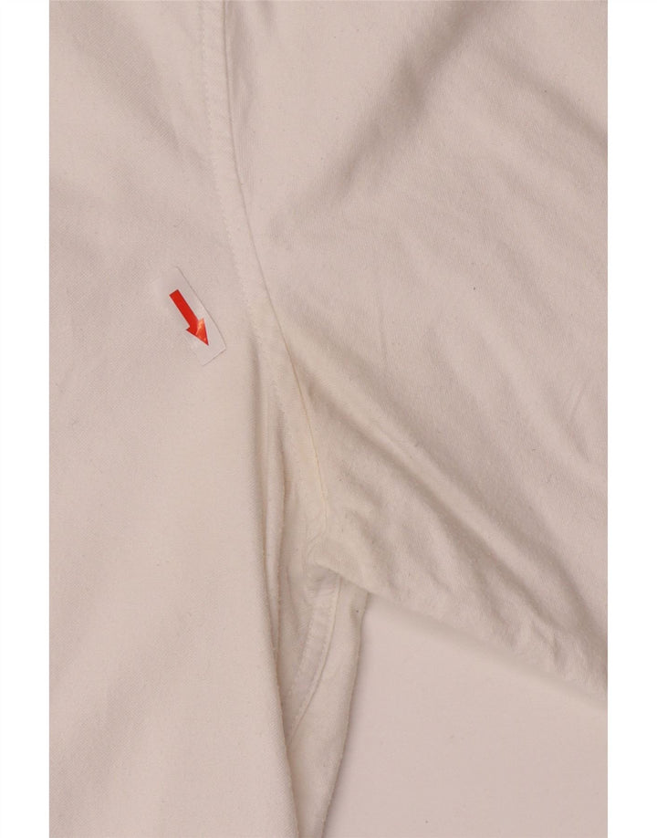 Crew Clothing Chemise Slim Fit Homme Coton Blanc Moyen