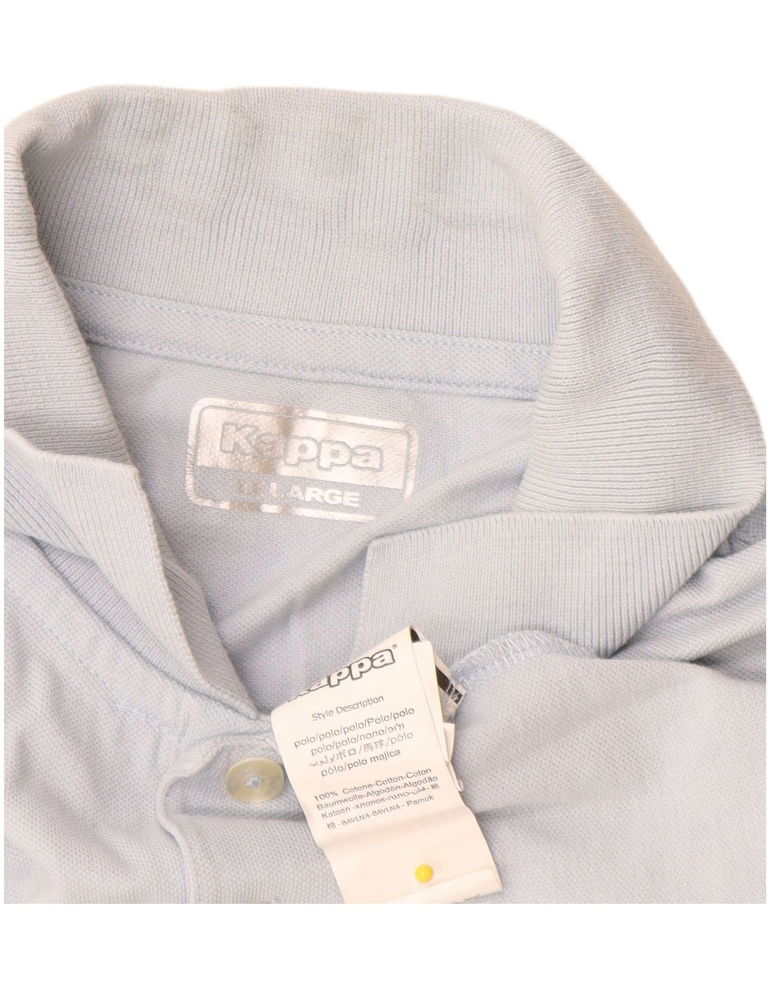 Kappa Polo Homme 2XL Bleu Coton