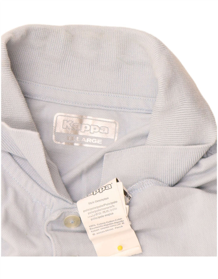 Kappa Polo Homme 2XL Bleu Coton