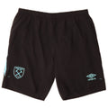 Umbro Short de Sport Homme Noir Moyen Polyester