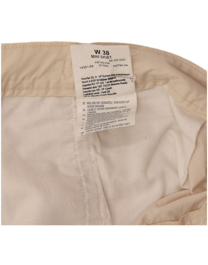 Wrangler Mini-jupe Femme W38 XL Coton Beige