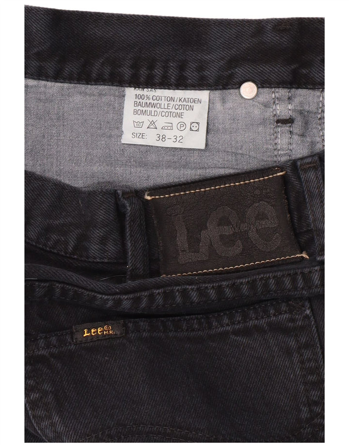LEE Jean Droit Kansas Homme W38 L32 Noir Coton