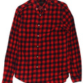 Zara Chemise Slim Fit En Flanelle Vichy Rouge Moyen Homme