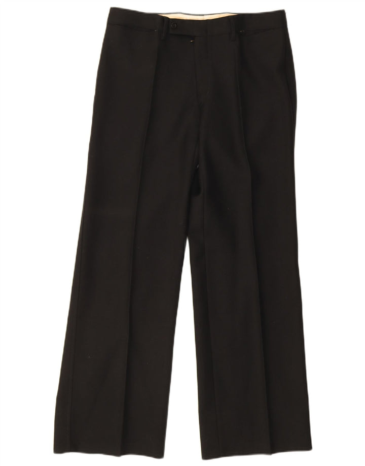 Facis Costume 2 pièces 1 bouton pour femme IT 48 Medium W30 L29 Laine noire