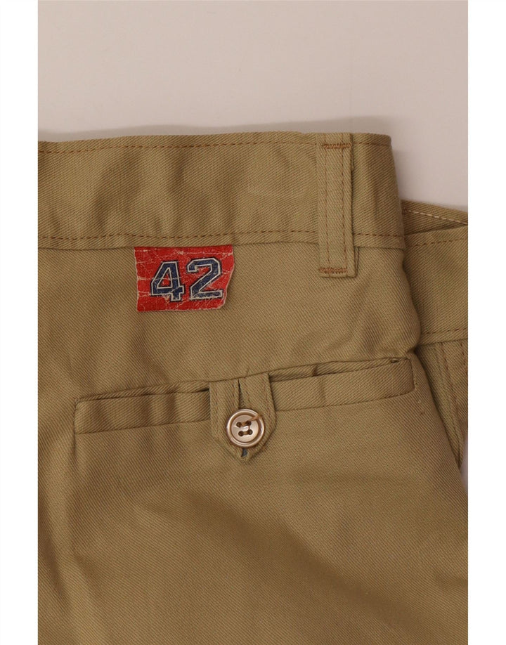 Mash Pantalon Chino Droit Pour Femme IT 42 Medium W26 L37 Kaki