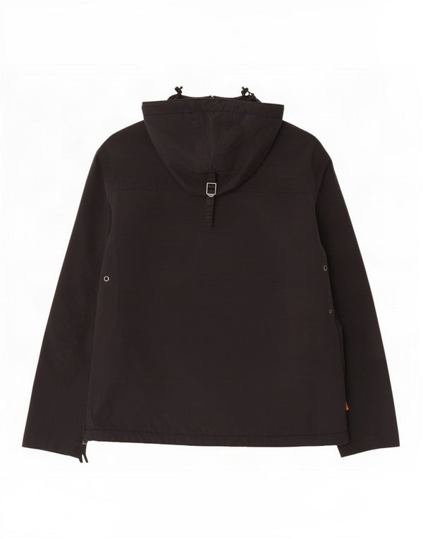 Napapijri Veste Anorak à capuche graphique pour hommes UK 42 XL Noir Polyester