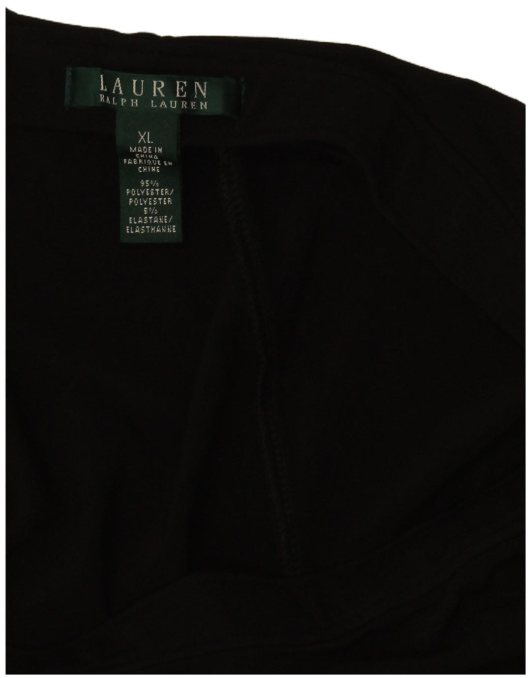 Ralph Lauren Short Cullotes Femme XL W40 Noir Polyester