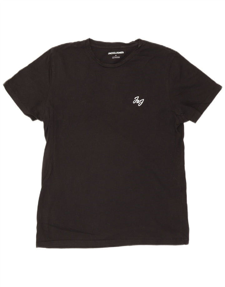 Jack & Jones T-Shirt Homme Noir Moyen Coton