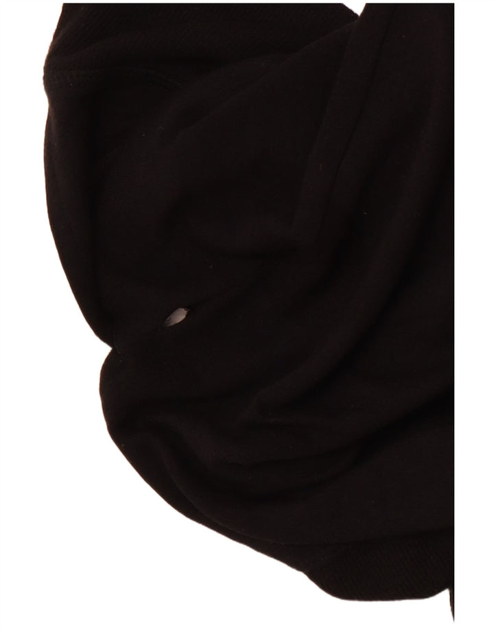ATHLETA Sweat-shirt coupe ample pour femme UK 10 Petit modal noir