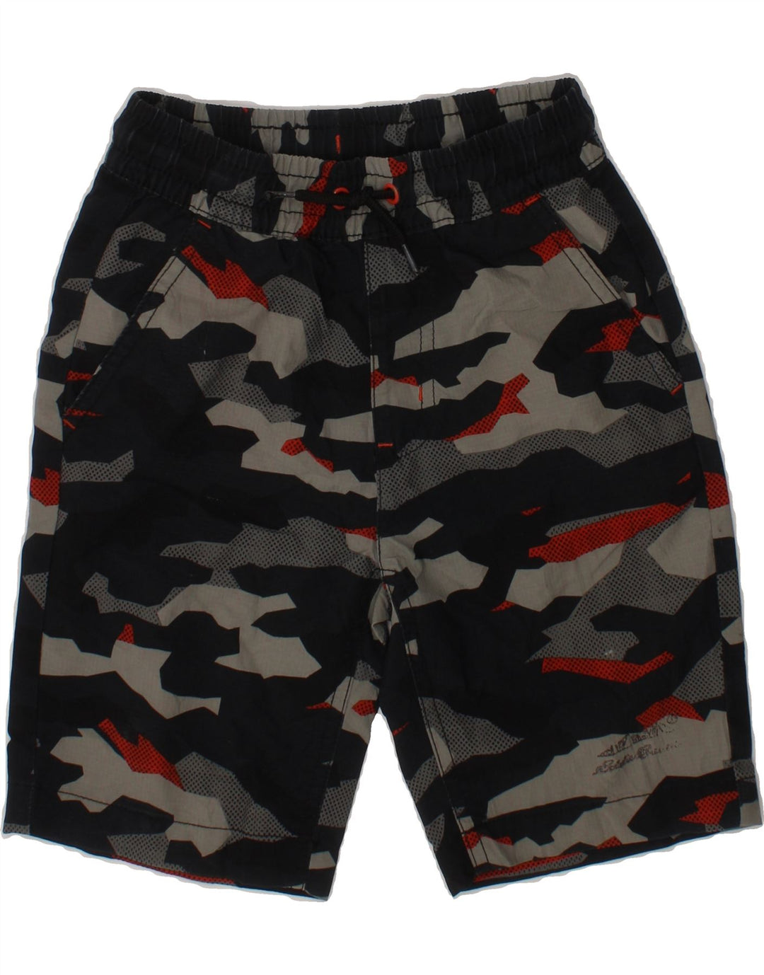EDDIE BAUER Boys Sport Shorts 4-5 Years Black Camouflage Polyester Vintage Eddie Bauer and Second-Hand Eddie Bauer from Messina Hembry 