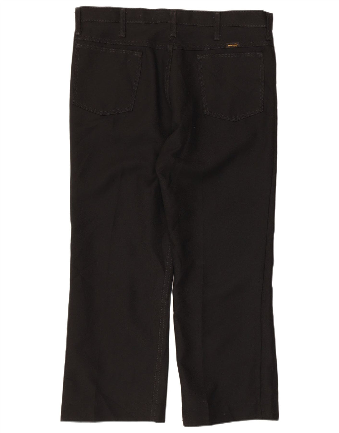 WRANGLER Pantalon décontracté droit pour homme W36 L26 Noir Polyester