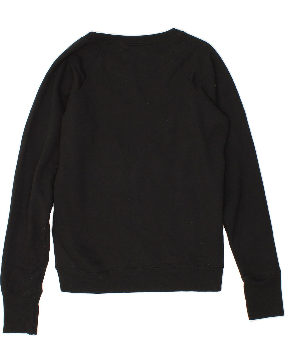 CHAMPION Womens Oversized Graphic Sweatshirt Jumper UK 6 XS Black Vintage Champion and Second-Hand Champion from Messina Hembry 