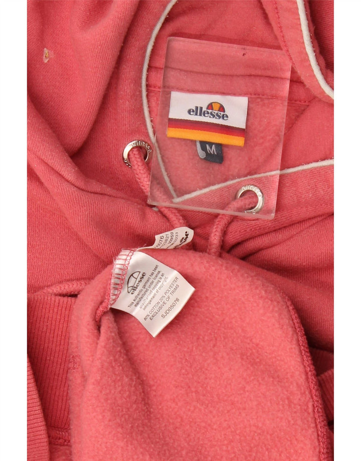 Ellesse Pull à capuche graphique en coton rouge moyen |