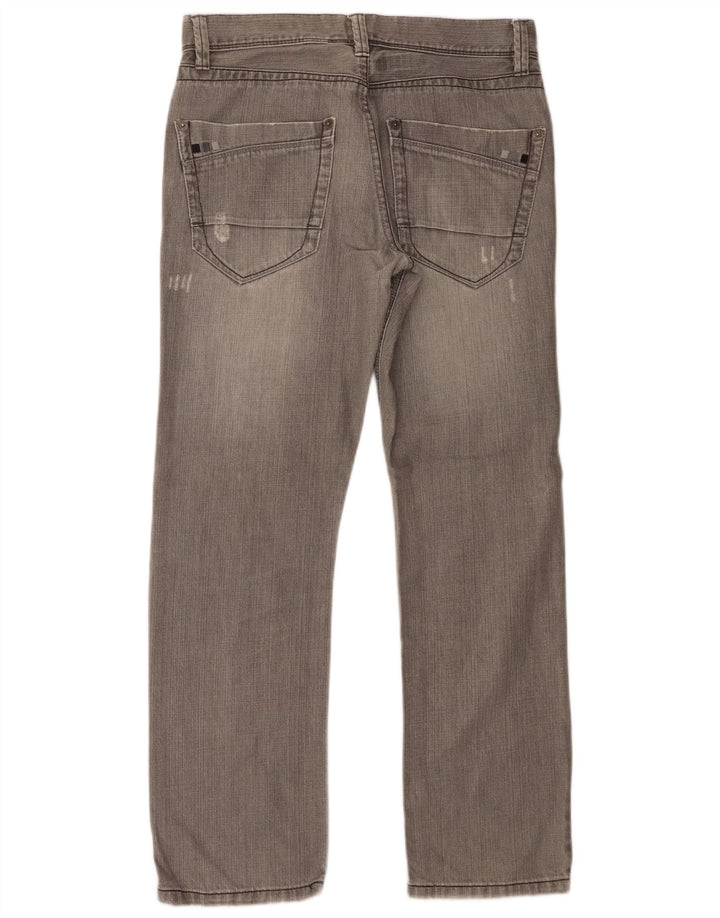 Dkny Jean droit vieilli homme W31 L30 coton gris
