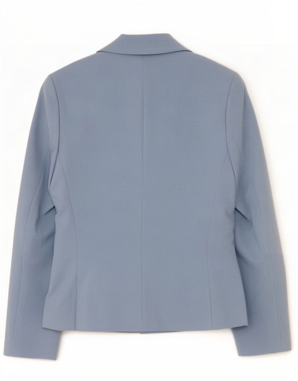 Zara Veste Blazer 5 Boutons Femme EU 36 XS Bleu Polyester