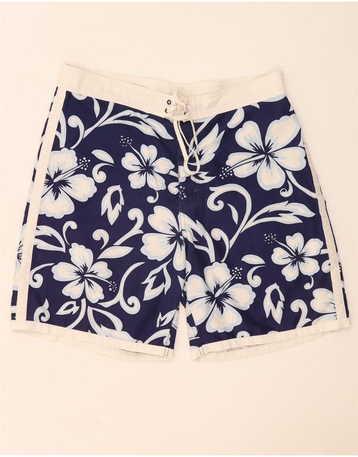 Sundek Short de Bain Homme Grand Bleu Marine Floral Polyester