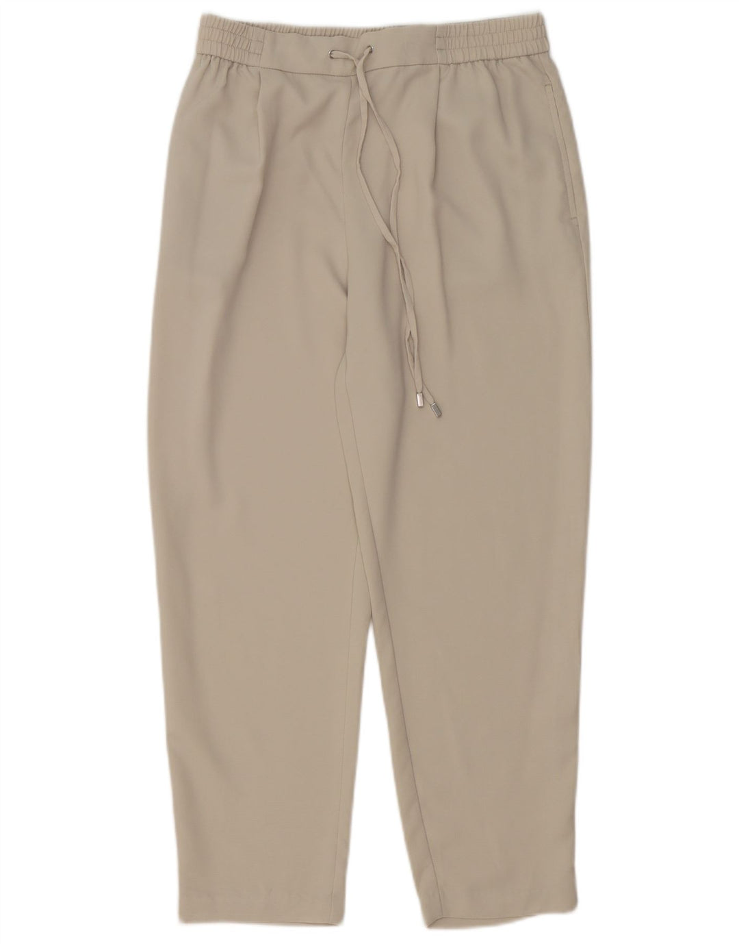 Zara Pantalon décontracté fuselé pour femme Petit W26 L25 Gris Polyester