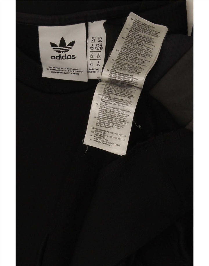 Adidas Sweat-shirt pour homme XS Noir Colorblock Polyester