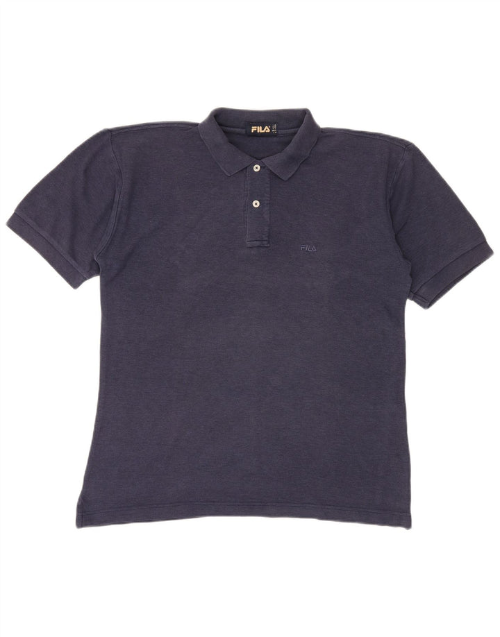Fila Polo Homme IT 46 Petit Bleu Marine Coton