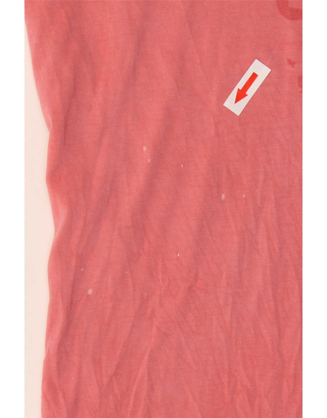 Diesel T-Shirt Graphique Homme Rose Moyen Coton