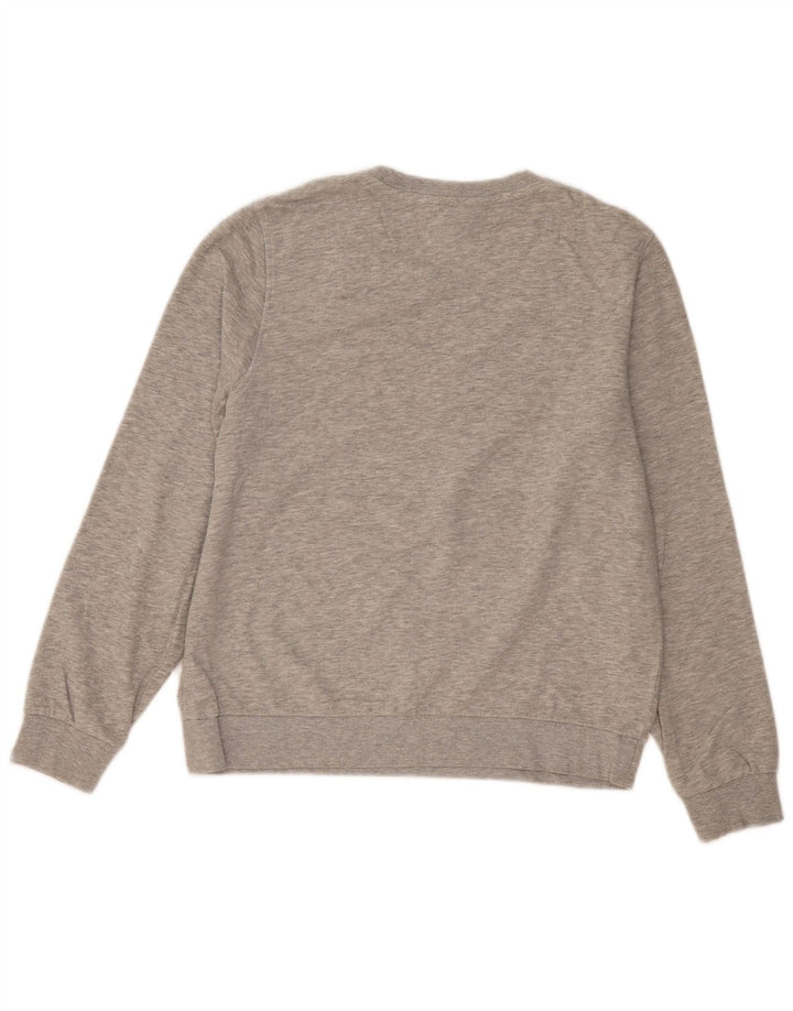 Marks & Spencer Sweat-shirt pour femme UK 12 Gris moyen Coton