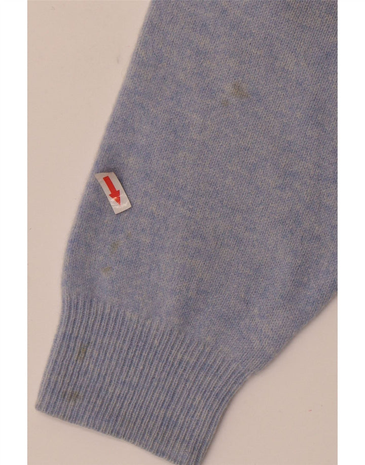 Kappa Pull col V pour homme 2XL Bleu Laine vierge