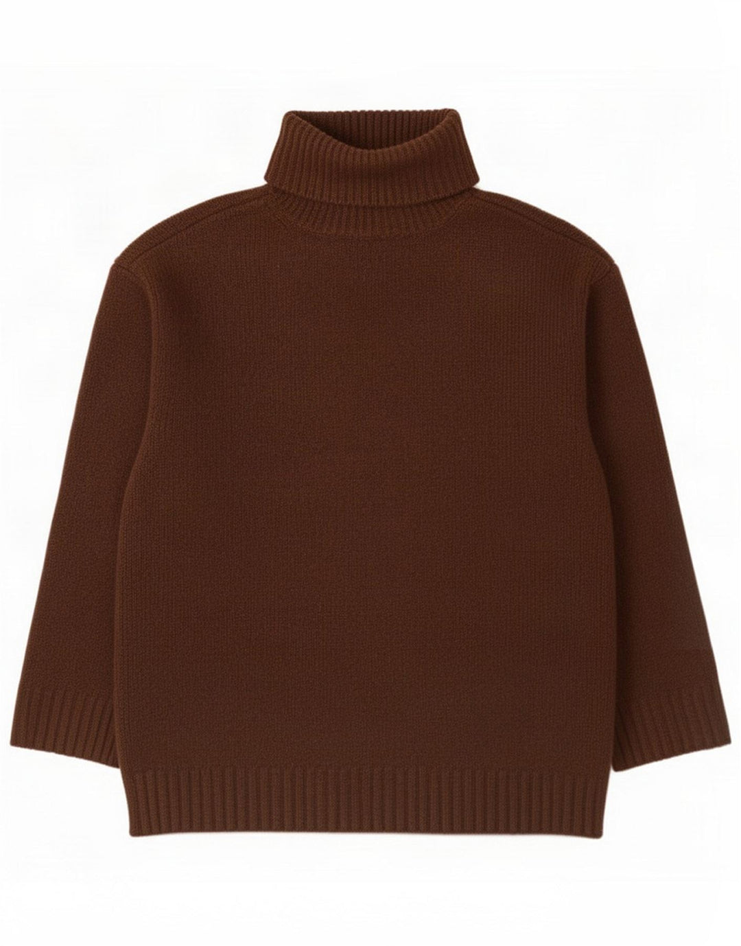 Marks & Spencer Pull col roulé pour femme UK 14 Marron moyen