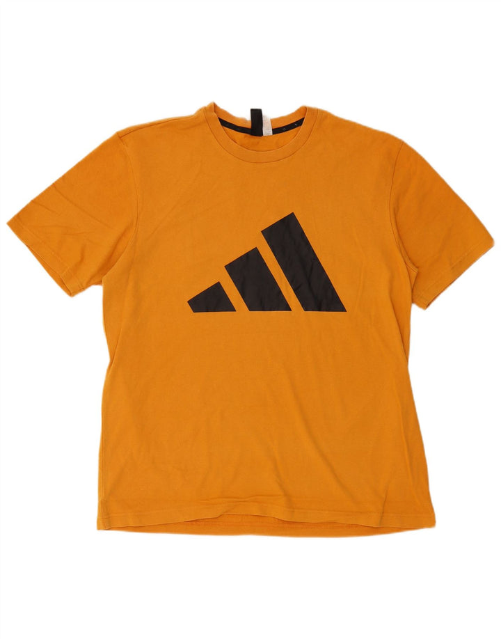 ADIDAS T-shirt graphique pour hommes, grand jaune