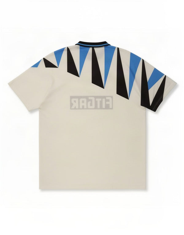 Umbro Maillot de football Inter Milan 1991-92 extérieur XL Blanc Géométrique