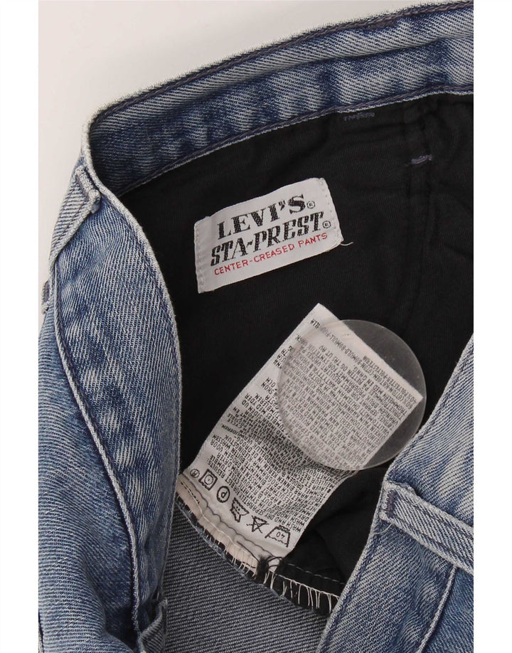 Levi's Jean Droit Effet Déchiré W28 L32 Femme Bleu Coton