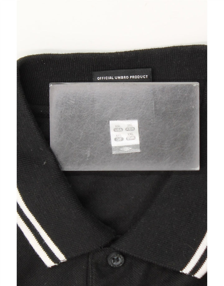 Umbro Polo Homme 2XL Noir Polyester