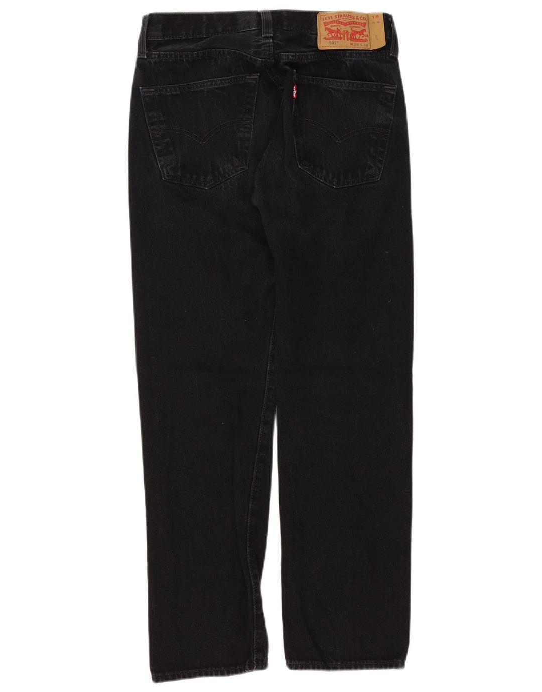 Levi's Jean Droit 501 Homme W29 L30 Noir Coton