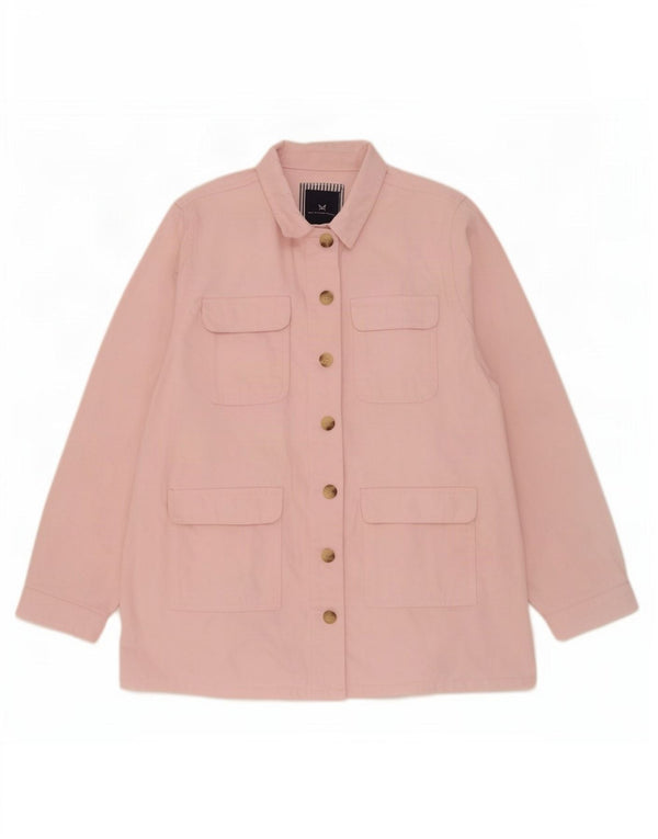 Crew Clothing Veste utilitaire coupe ample pour femme UK 18 XL en coton rose
