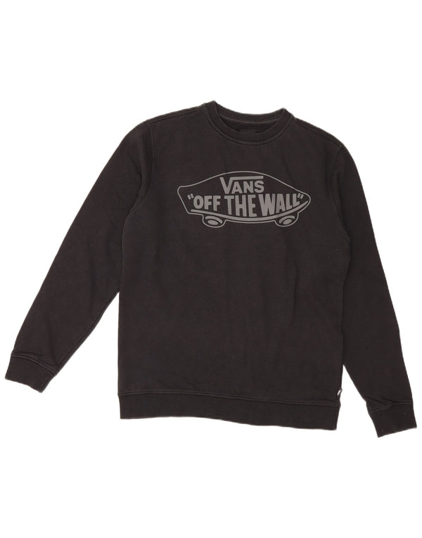 Vans Sweat-shirt graphique pour hommes, petit, noir