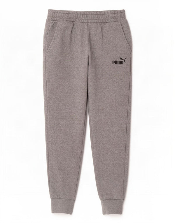 Puma Pantalon de survêtement pour femme Joggers UK 12 Gris moyen Coton