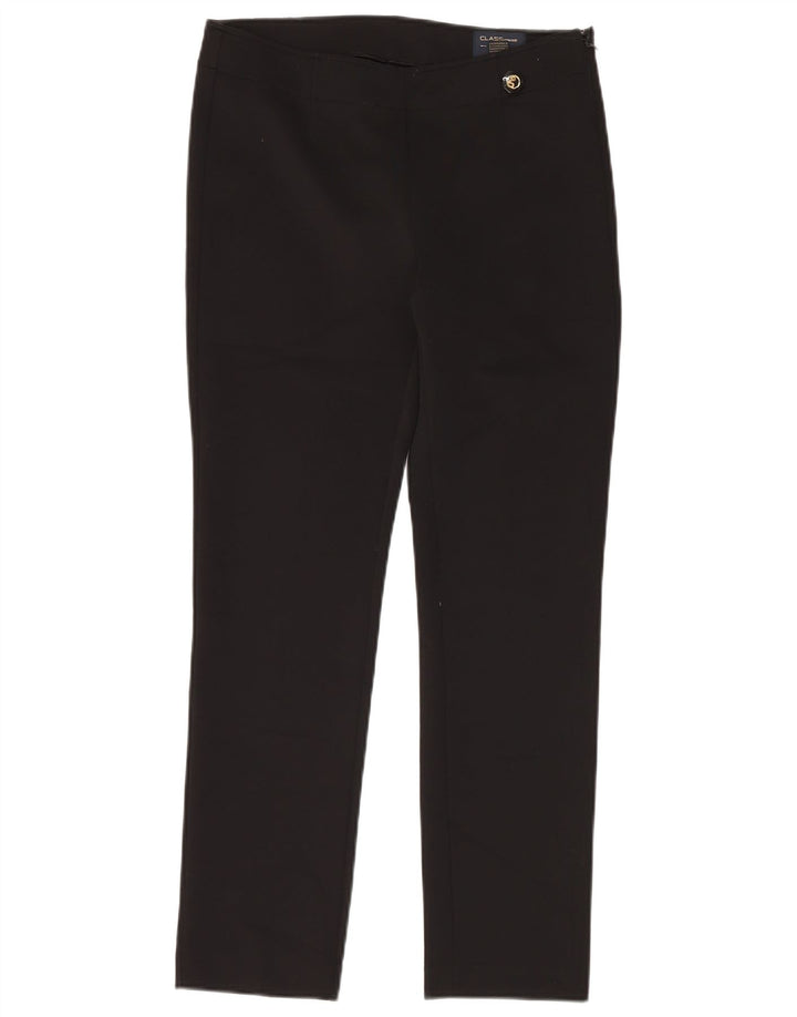 ROBERTO CAVALLI Pantalon décontracté classe pour femme IT 44 Medium W32 L30 Noir