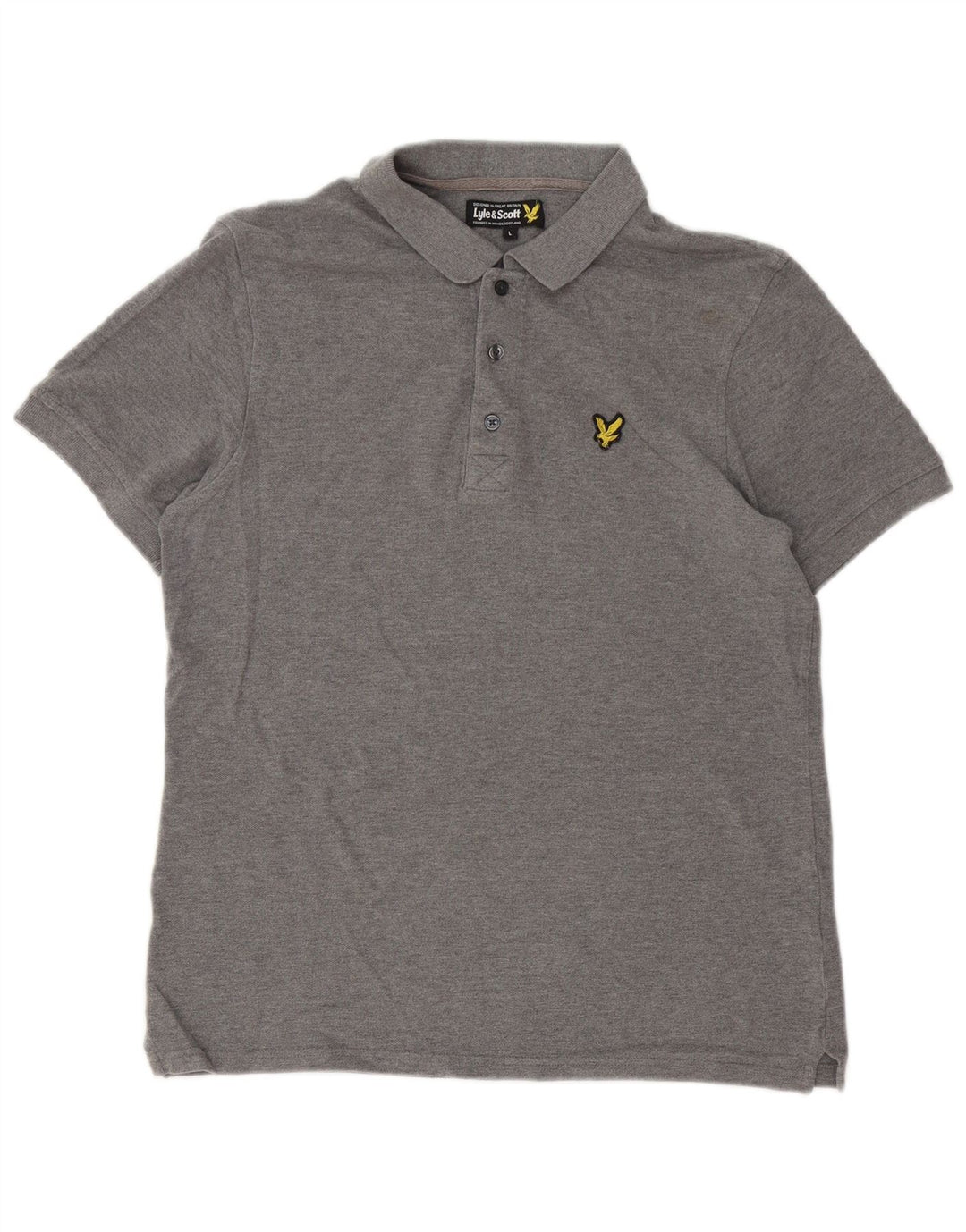 Lyle & Scott Polo Homme Grand Gris Coton