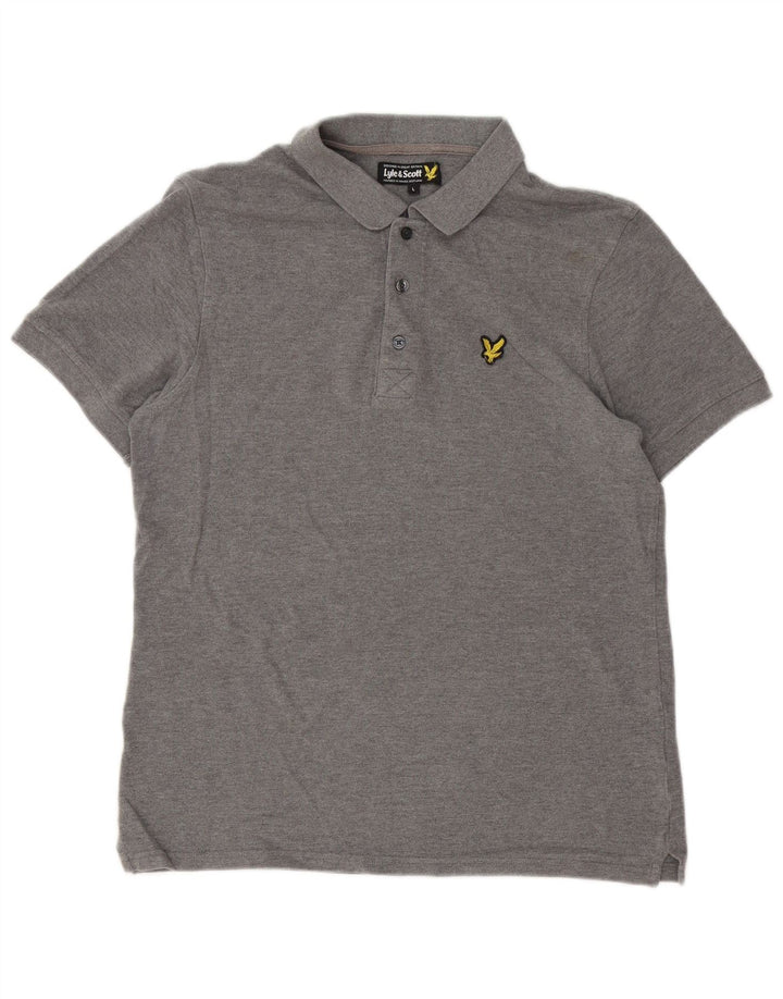 Lyle & Scott Polo Homme Grand Gris Coton
