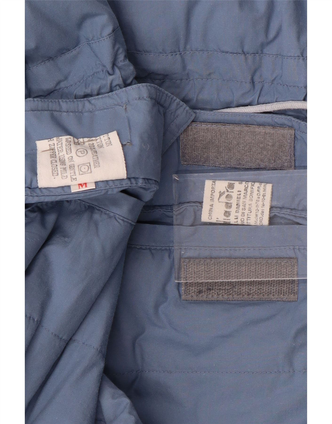 DIADORA Veste matelassée réversible coupe ample pour homme UK 38 Bleu Moyen Coton