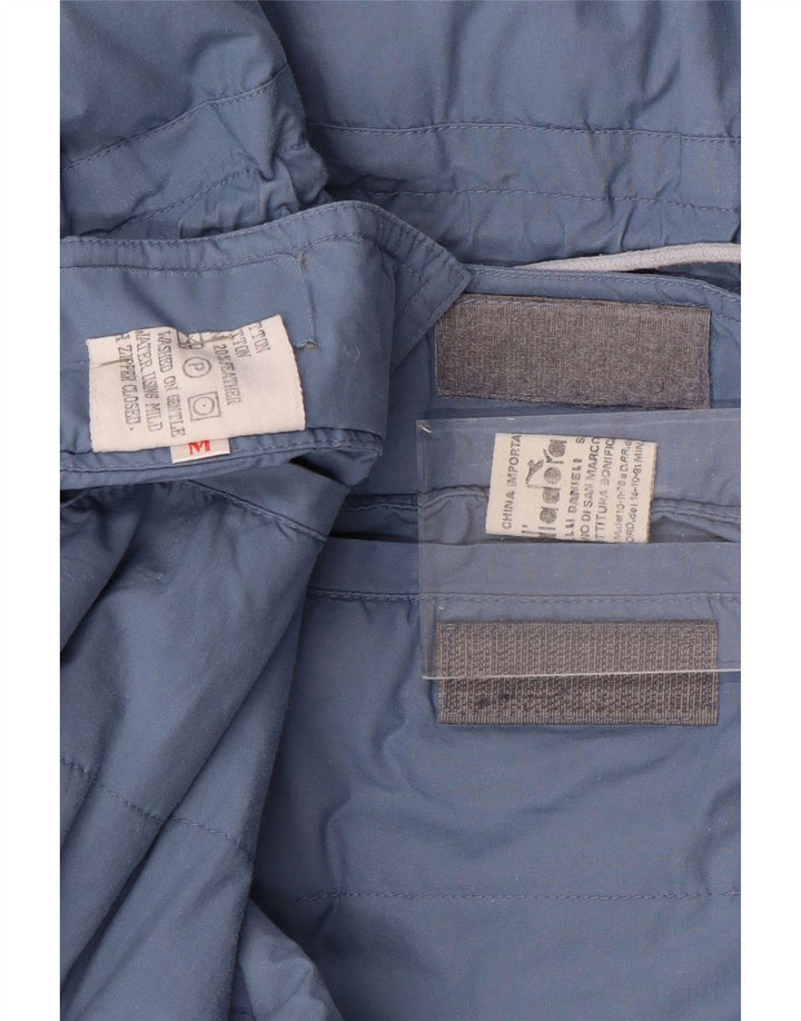 DIADORA Veste matelassée réversible coupe ample pour homme UK 38 Bleu Moyen Coton