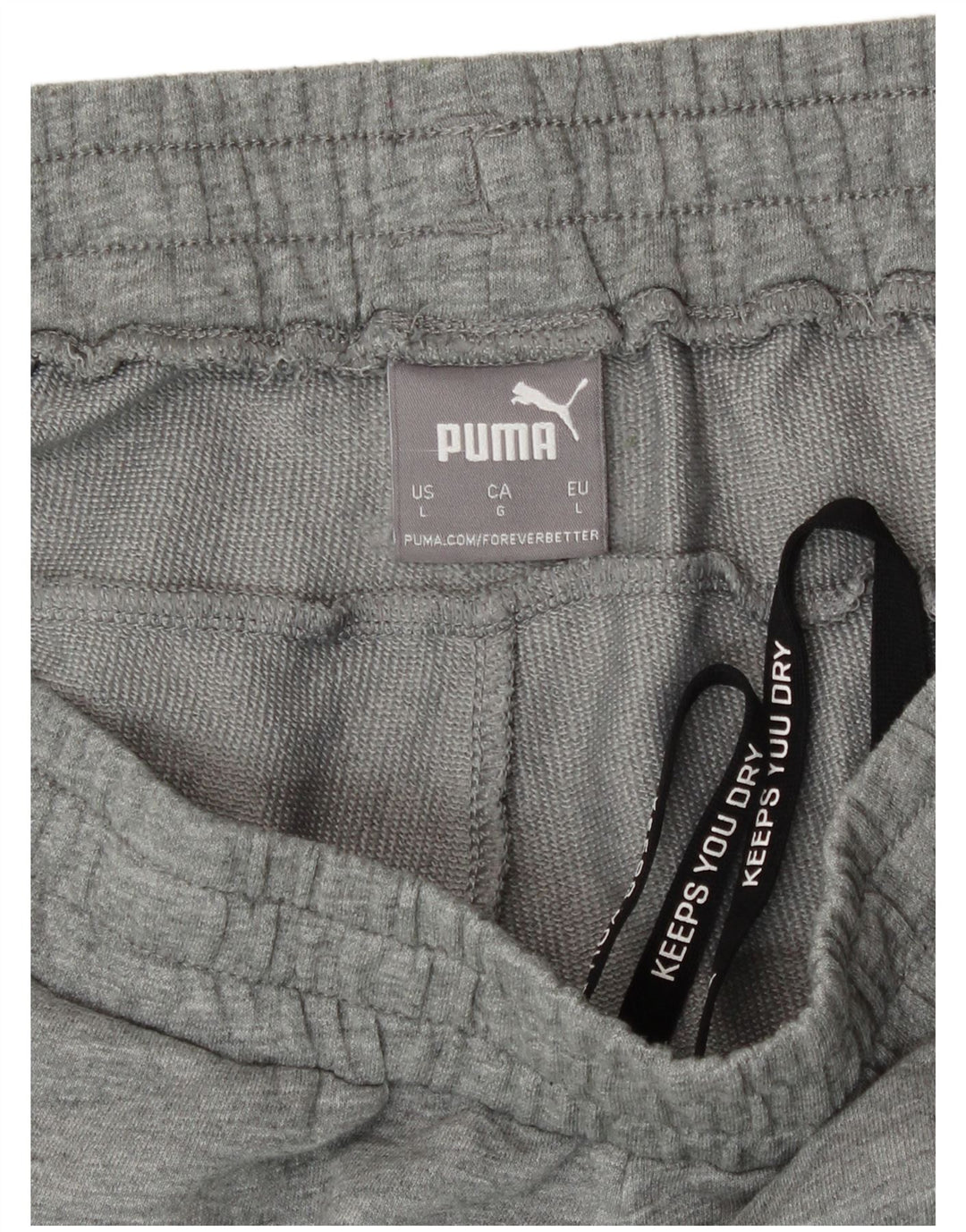 Puma Short de Sport Homme Large Gris Colorblock Coton