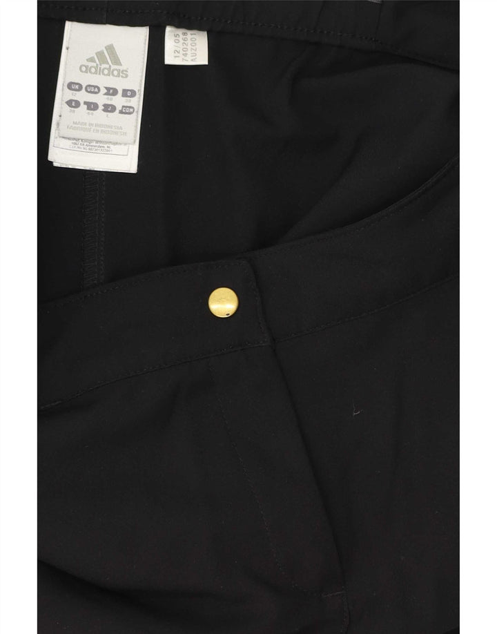 Adidas Short décontracté pour femme UK 12 Medium W32 Noir Polyester