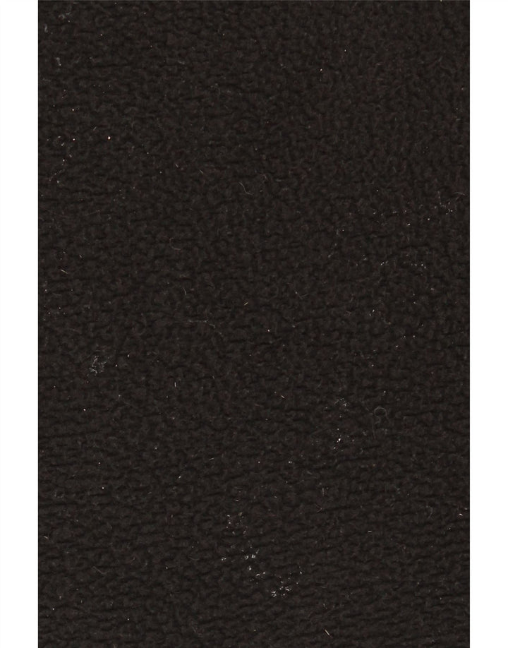 Weird Fish Pull polaire à col boutonné pour homme XL Noir Polyester