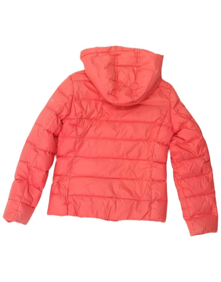 Woolrich Veste matelassée à capuche pour femme UK 10 Small Rose Polyamide