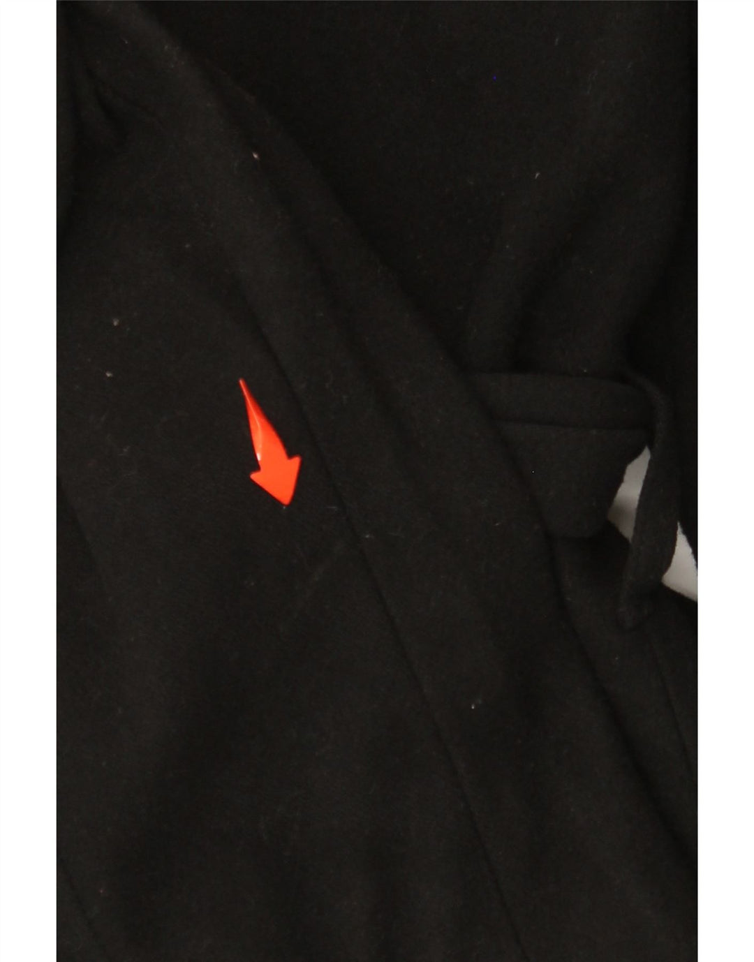 TED BAKER Trench-Coat Femme Taille 2 Petite Laine Noire