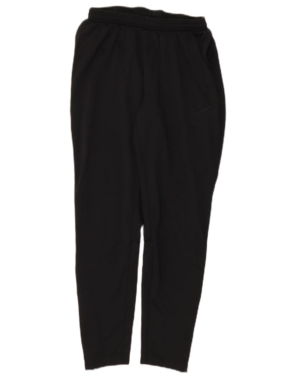 Pantalon de survêtement Nike Dri Fit pour femme UK 14 Noir moyen Polyester